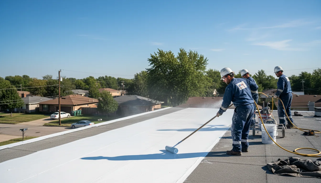 Commercial roof coating in Providence, RI near me